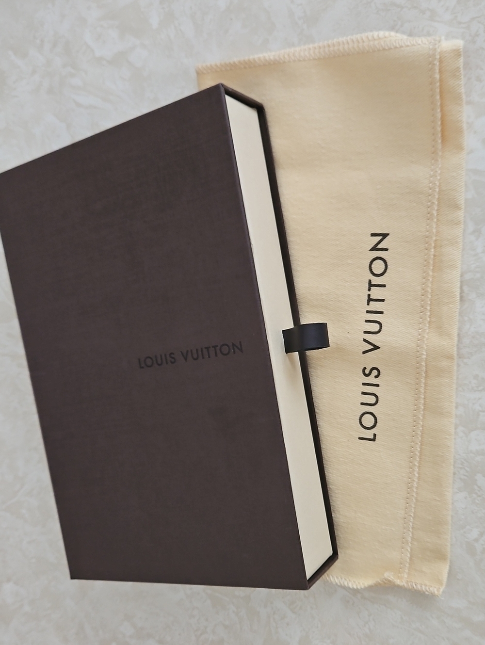 Louis Vuitton Wallet Box & Dust Bag.